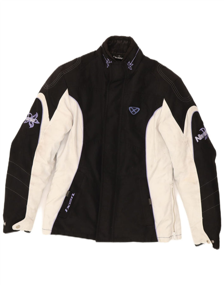 Jaqueta feminina Ixon Nirvana Graphic Racer Reino Unido 10 bloco colorido preto pequeno