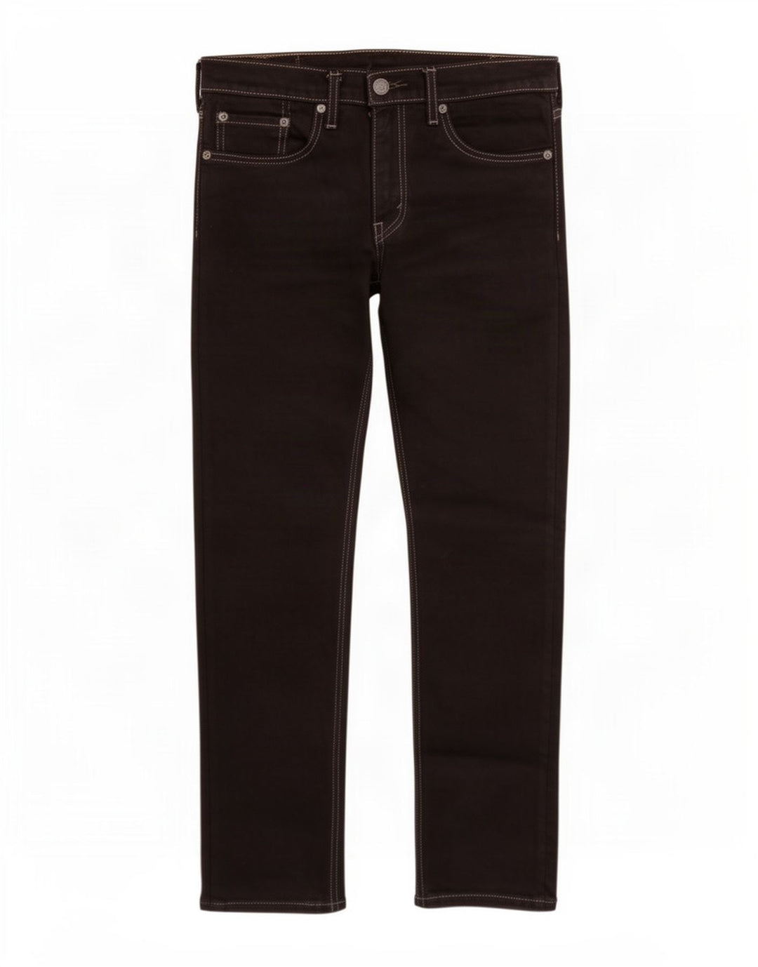 Calça jeans feminina Levi's W31 L30 preta algodão