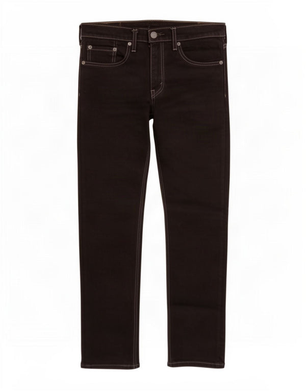 Calça jeans feminina Levi's W31 L30 preta algodão