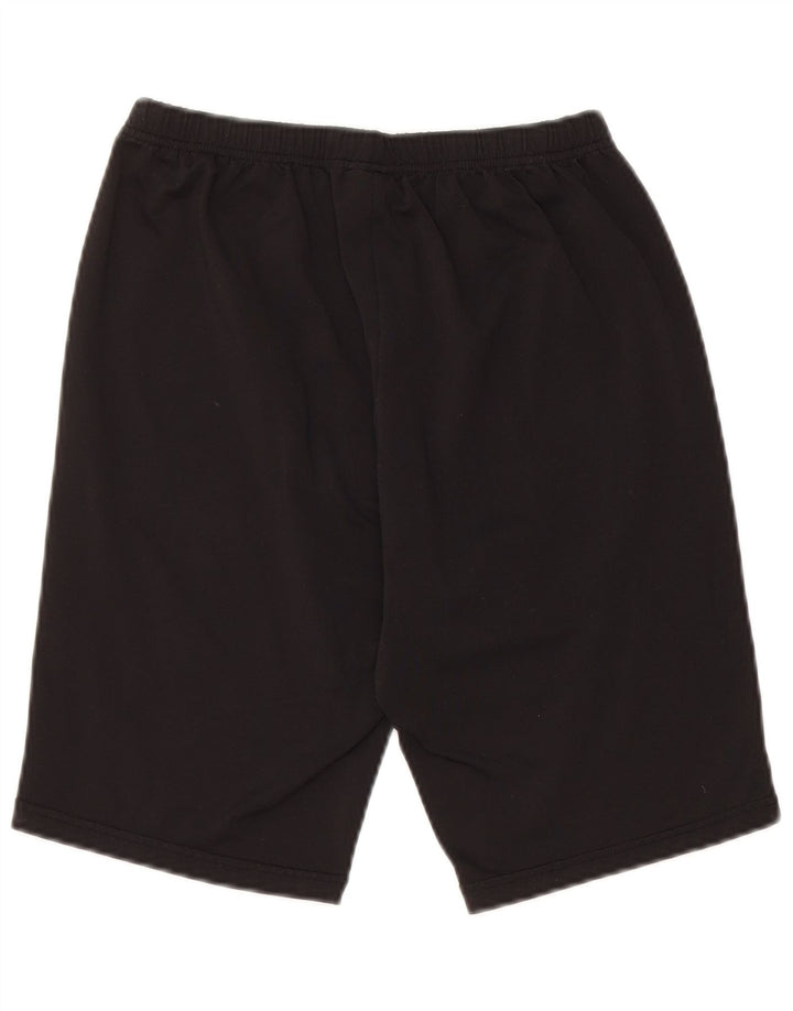 Shorts esportivos gráficos femininos Asics UK 16 grande poliéster preto