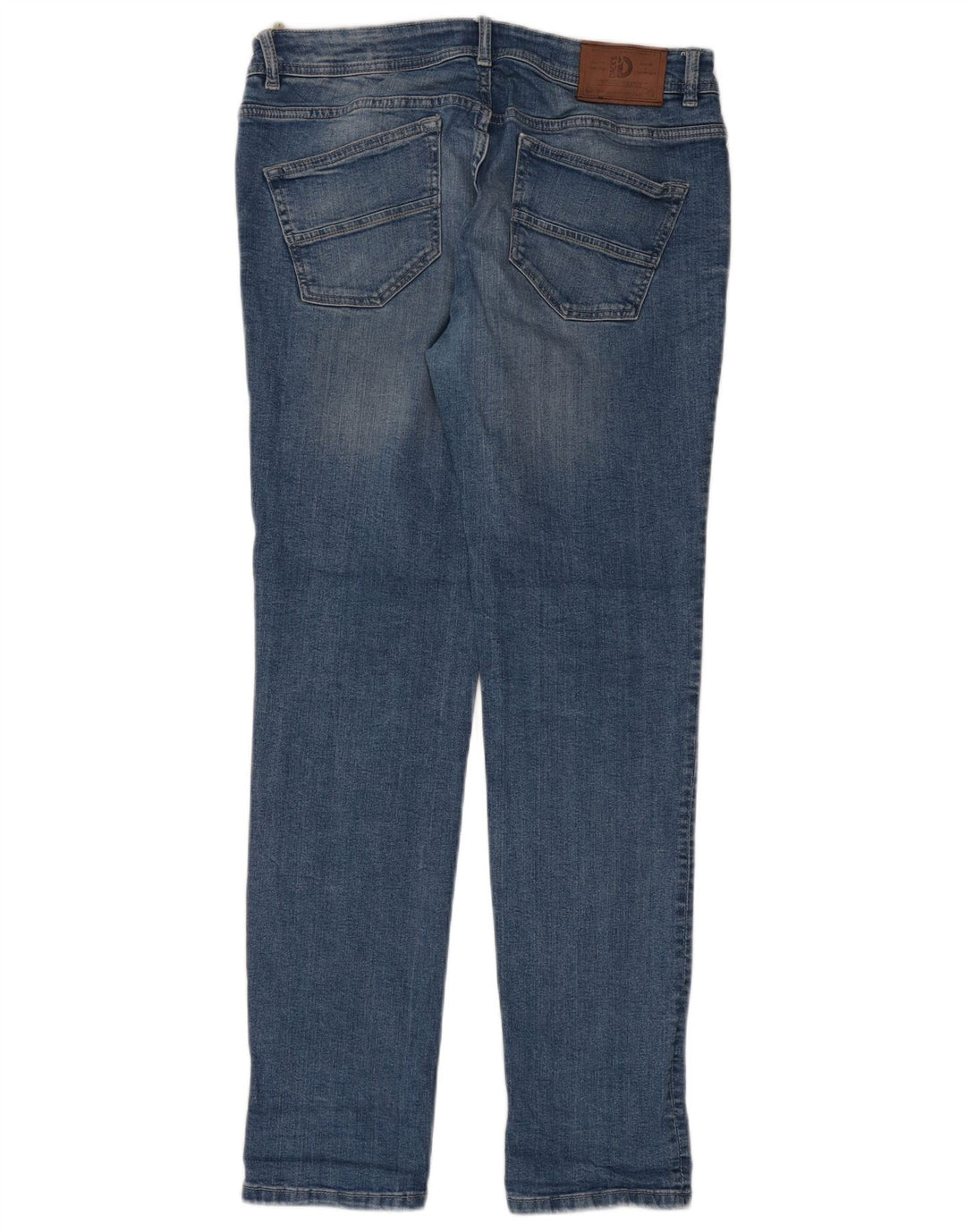 Dack's Mens Slim Jeans IT 50 Grande W34 L32 Azul Algodão