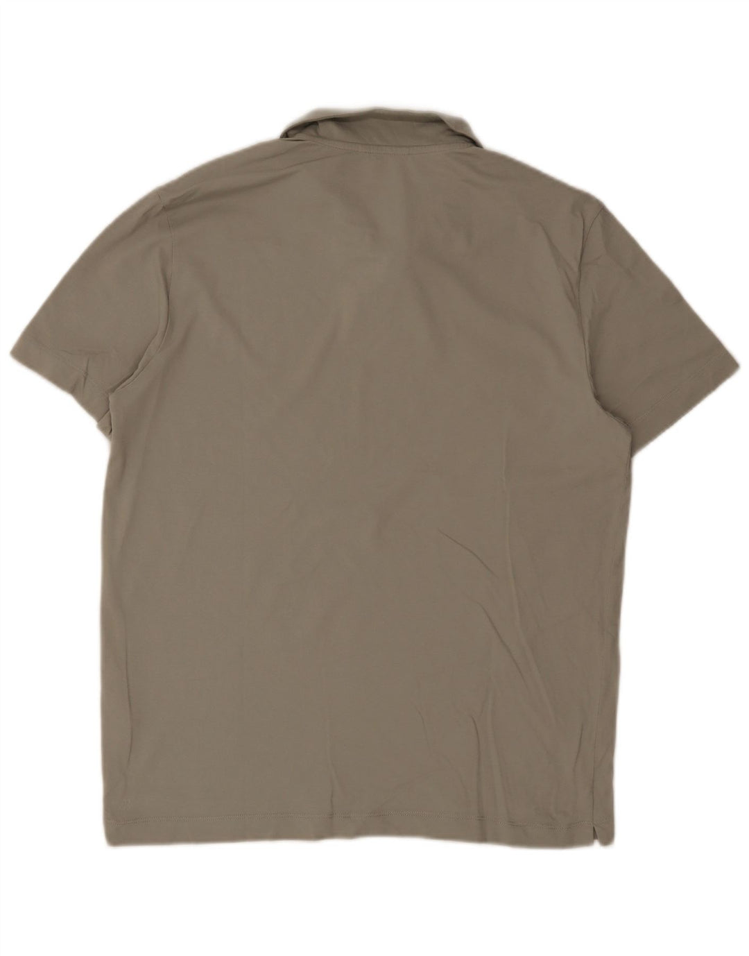 Camisa polo masculina Massimo Dutti XL algodão cáqui