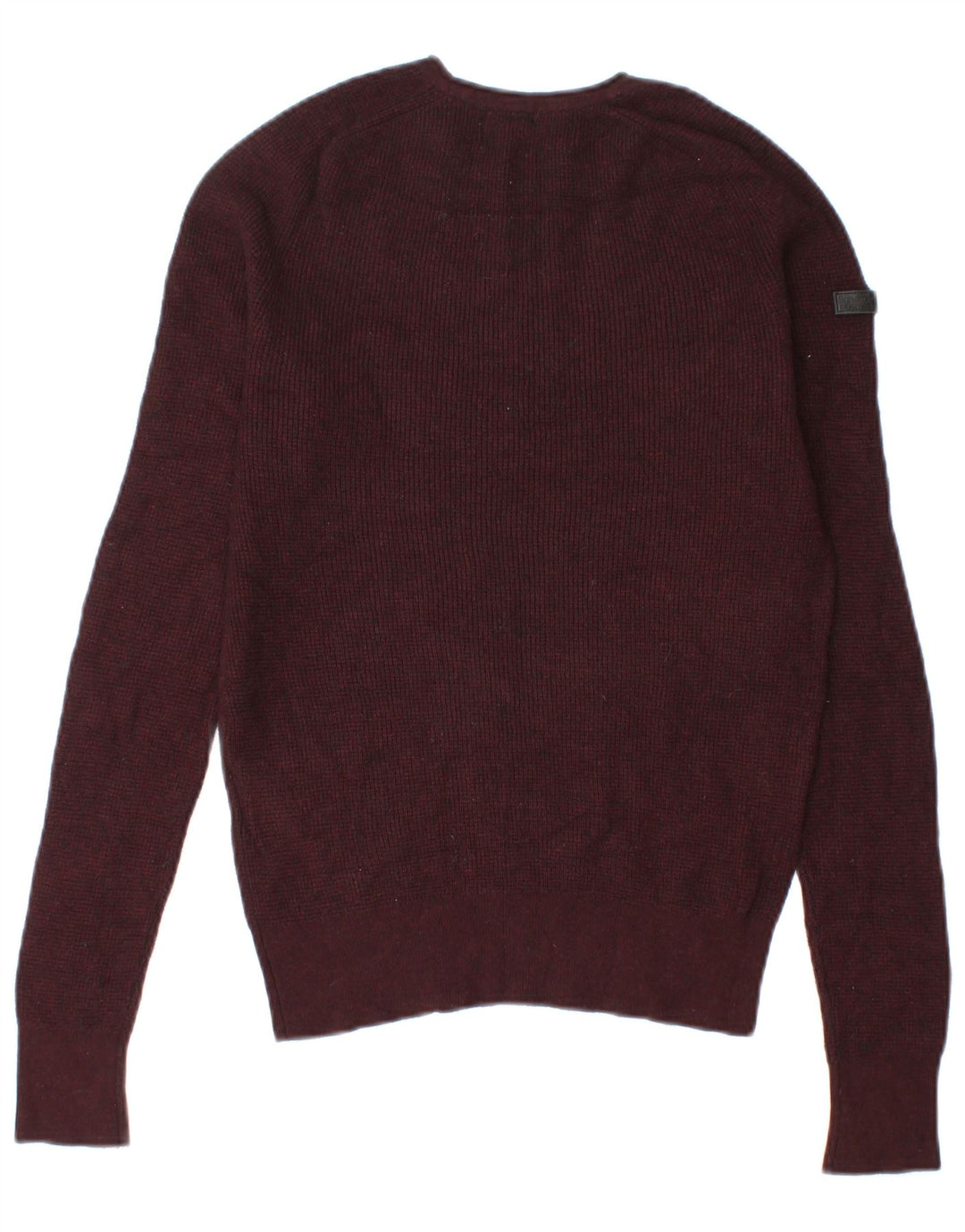 Suéter feminino Superdry com gola canoa e viscose marrom médio UK 12