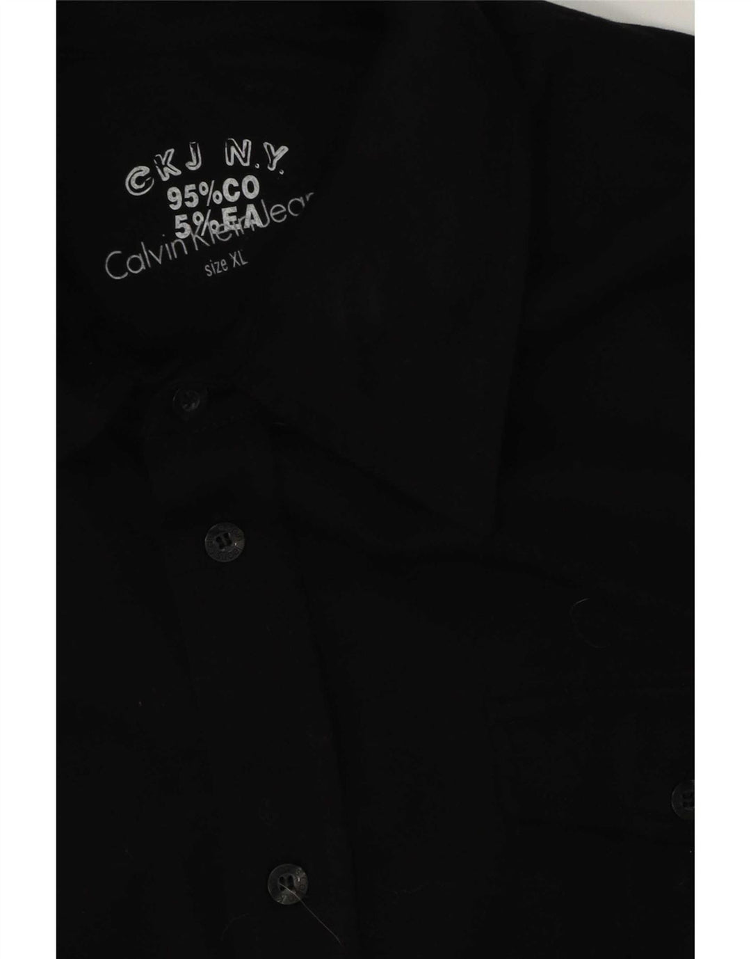 Camisa gráfica masculina Calvin Klein Jeans XL algodão preto