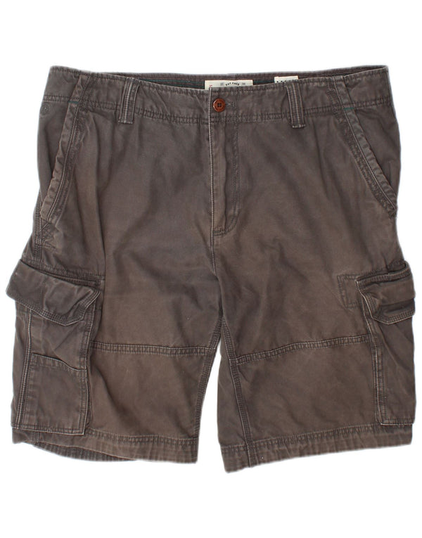 Shorts cargo masculino Fat Face W38 XL algodão cinza
