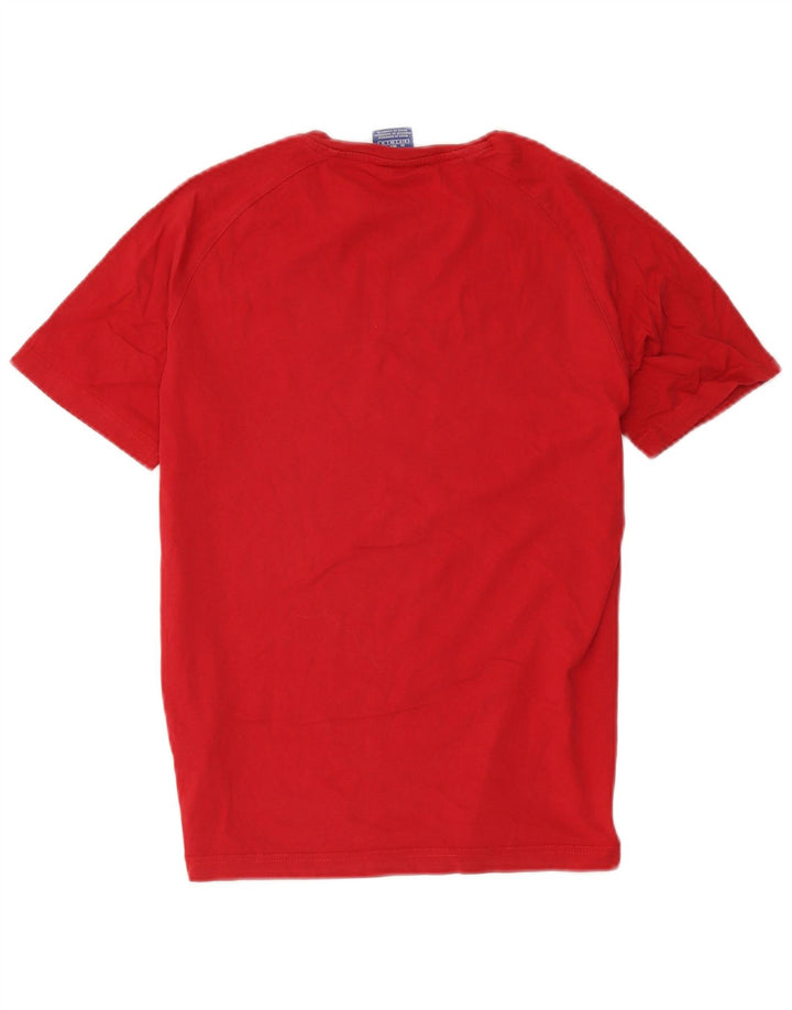 Camiseta masculina Champion pequena de algodão vermelho