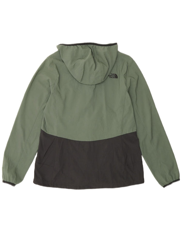 Jaqueta de treino feminina The North Face UK 14 verde médio colorblock