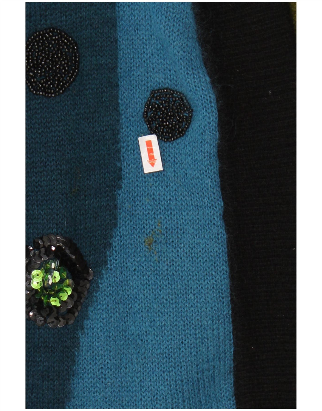 Suéter cardigan feminino oversized longline TOPLIKE UE 40 azul médio