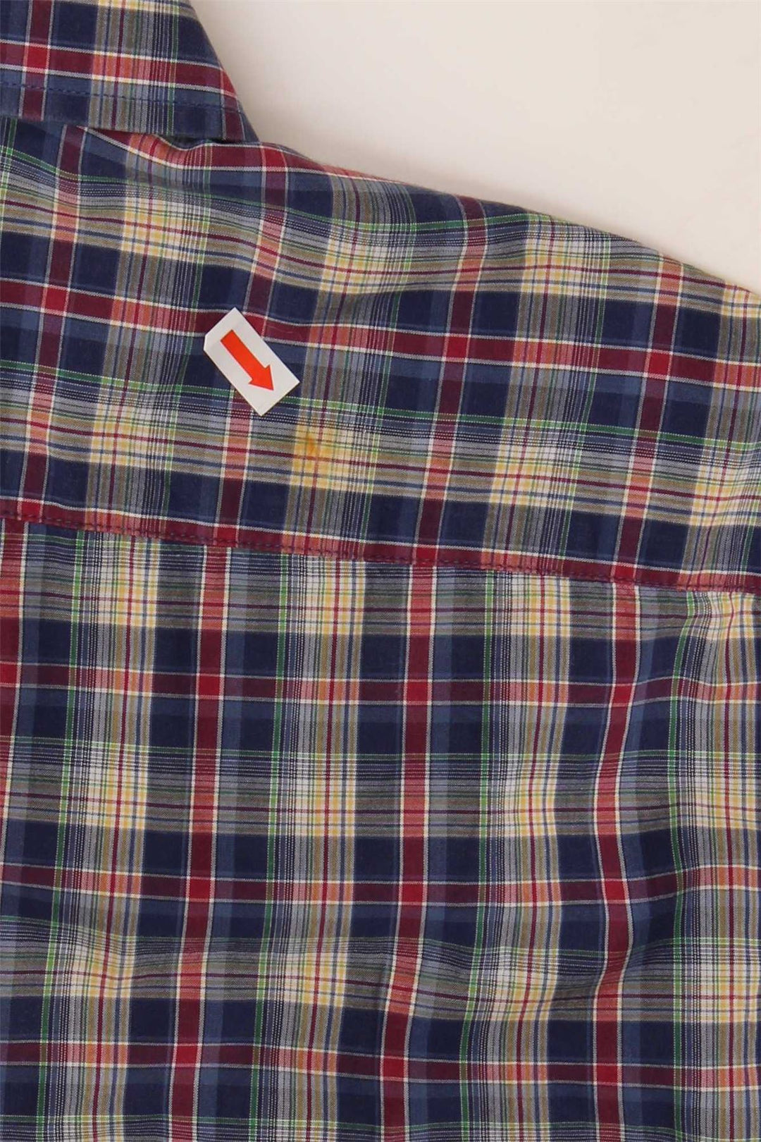 GANT Camisa masculina regular fit algodão xadrez azul médio