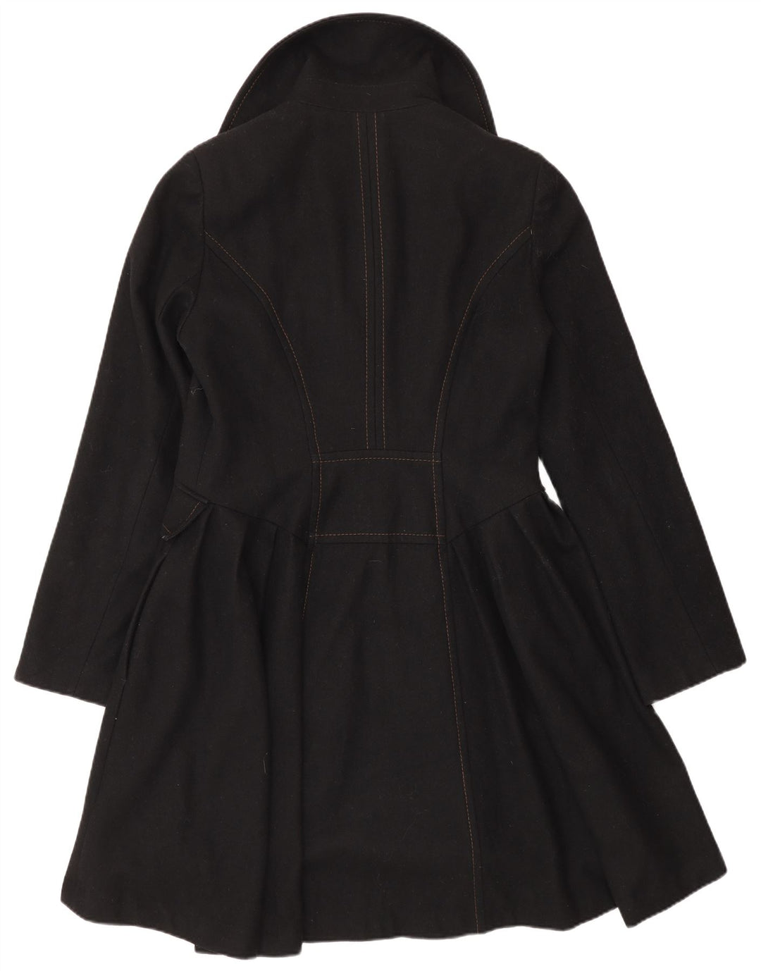 Casaco feminino Topshop Princess UK 12 lã preta média