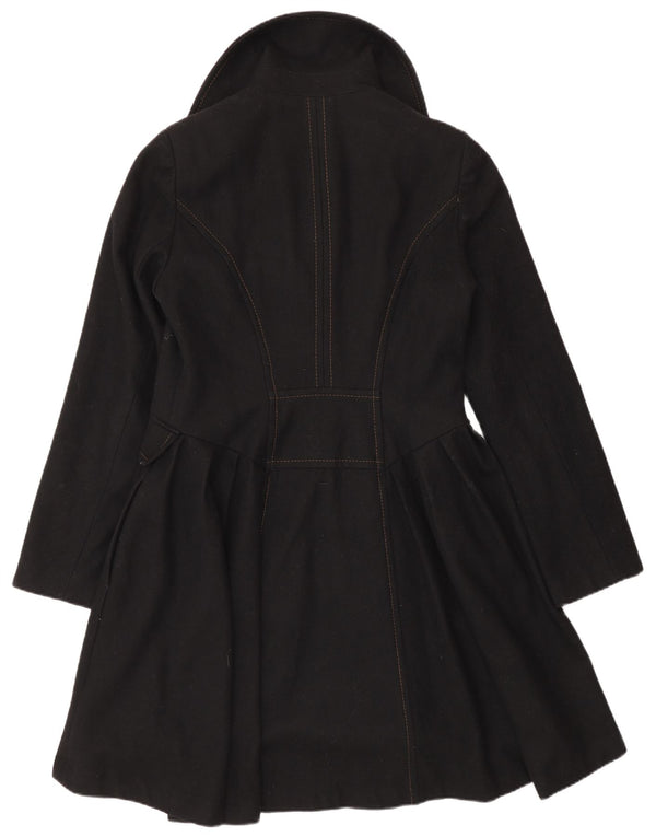 Casaco feminino Topshop Princess UK 12 lã preta média