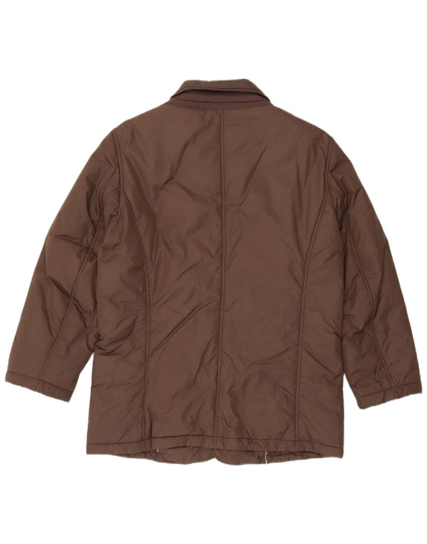 Jaqueta acolchoada masculina Geox Regular Fit UK 38 marrom médio