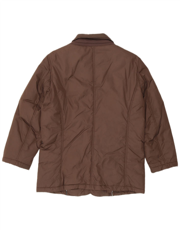 Jaqueta acolchoada masculina Geox Regular Fit UK 38 marrom médio