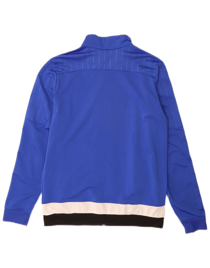 Jaqueta Adidas Meninos Treino Top 13-14 Anos Azul Colorblock Poliéster