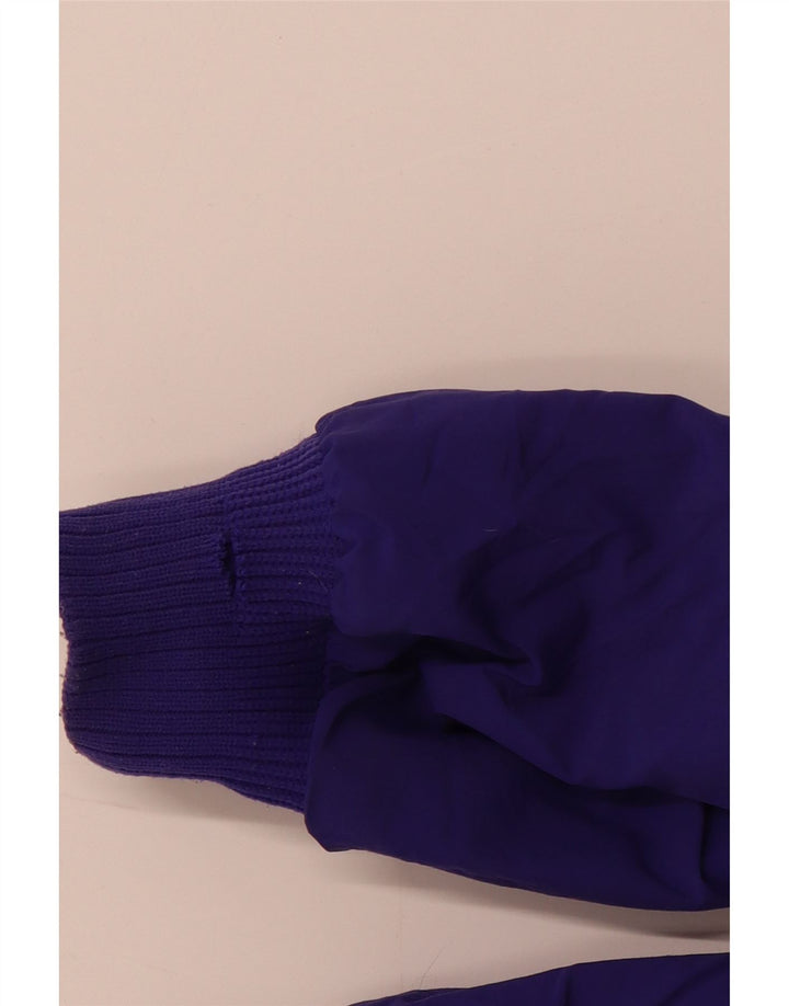 Jaqueta bomber feminina EDDIE BAUER UK 14 nylon roxo médio