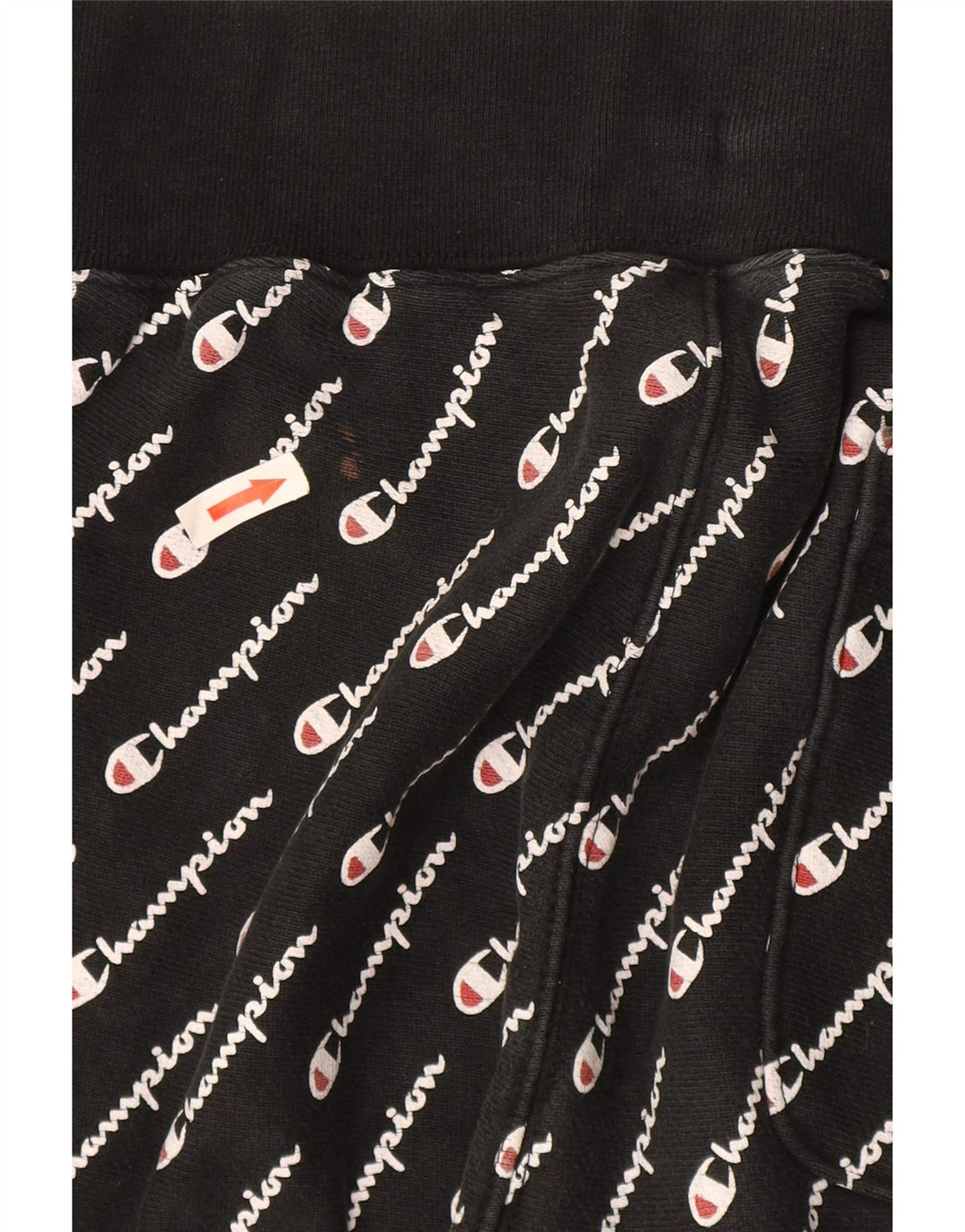 Calça esportiva masculina Champion Reverse Weave Graphic Joggers grande preta