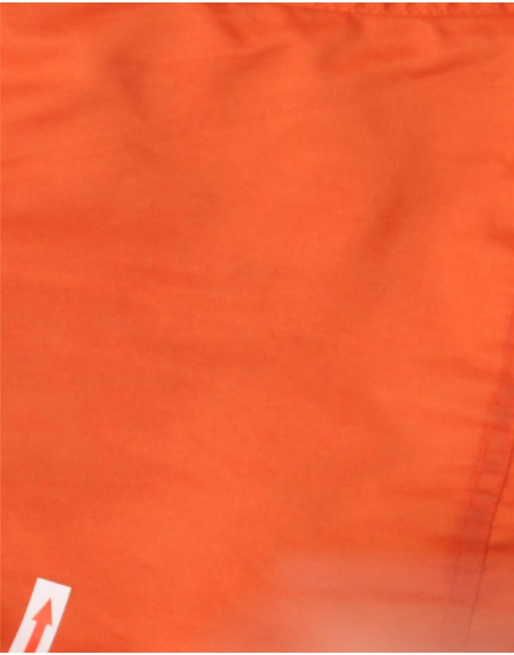 Jaqueta corta-vento masculina Musto Reino Unido 38 poliéster laranja médio