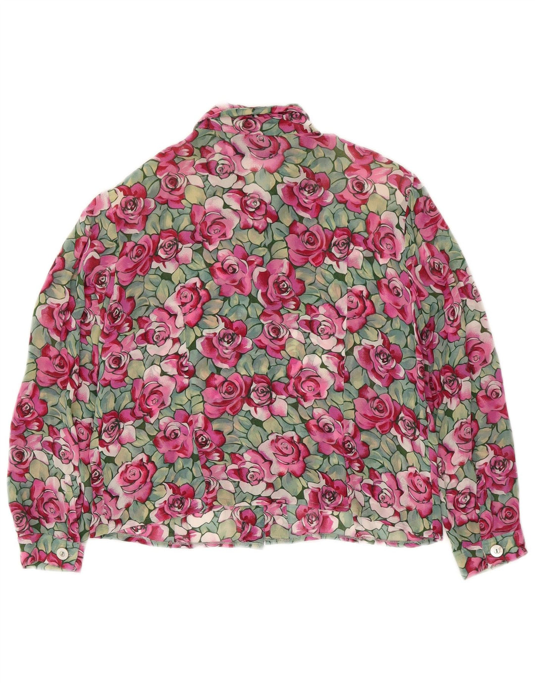 Blusa feminina manga 3/4 NADIA IT 44 médio floral multicolorido