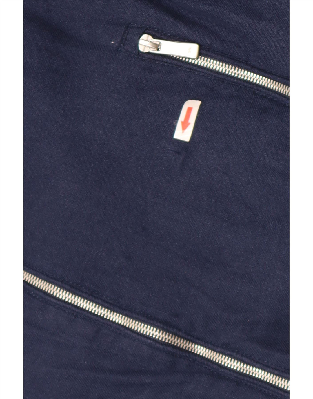 Jaqueta bomber masculina Zara UK 40 grande linho azul marinho