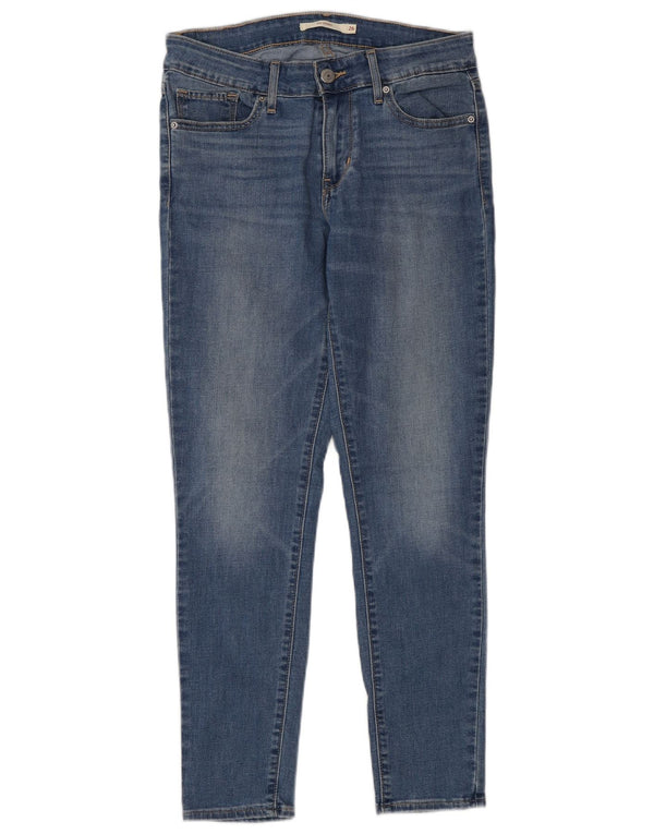 Calça jeans feminina Levi's 711 skinny W26 L27 azul algodão