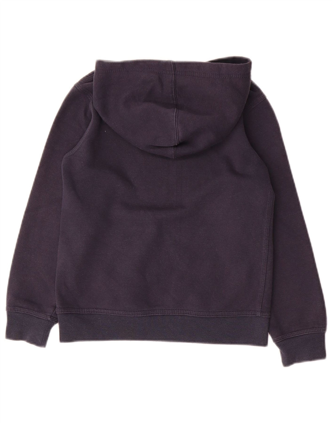 NIKE Meninos moletom com capuz 6-7 anos grande algodão azul marinho