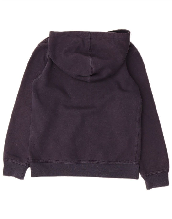 NIKE Meninos moletom com capuz 6-7 anos grande algodão azul marinho