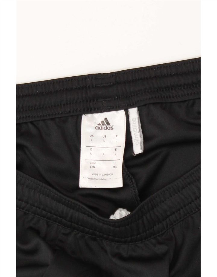 Adidas Mens Climalite Sport Shorts Grande Poliéster Colorblock Preto