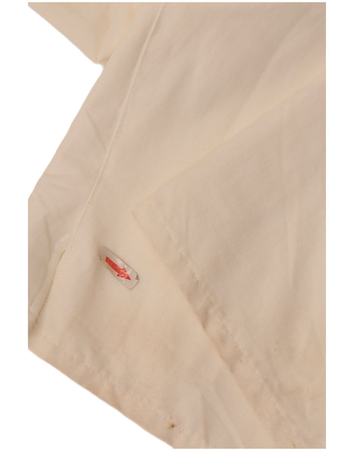 Calças Chino retas masculinas Oakley W34 L33 nylon branco
