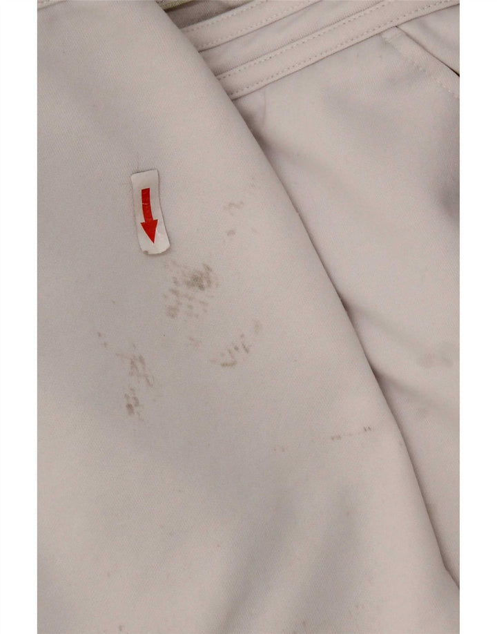 Shorts feminino casual Sergio Tacchini médio W30 poliéster branco