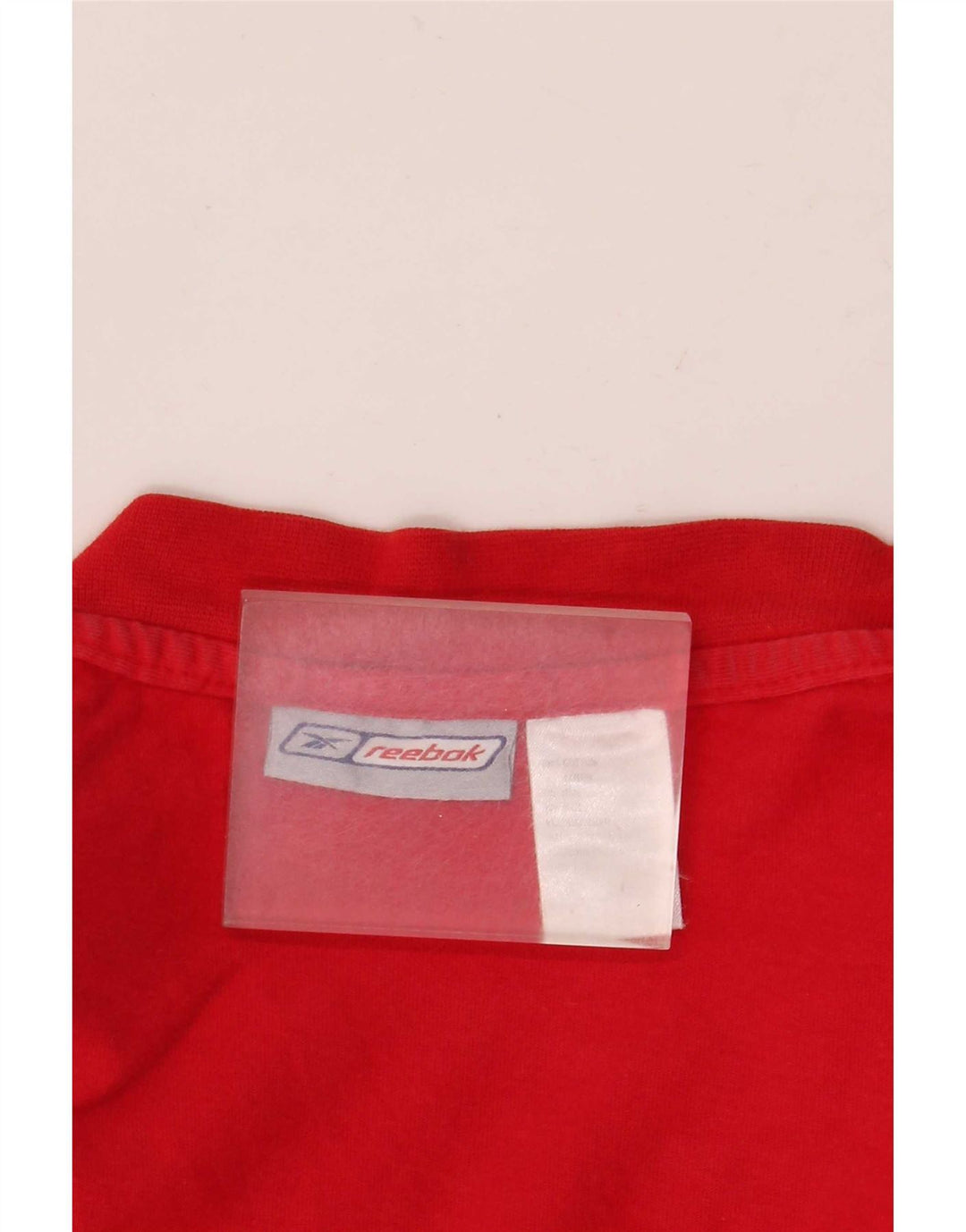 Camiseta masculina Reebok Top grande algodão vermelho