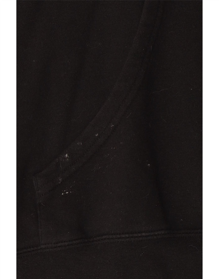 REEBOK Mens Graphic Hoodie Jumper Large Black Cotton Vintage Reebok and Second-Hand Reebok from Messina Hembry 