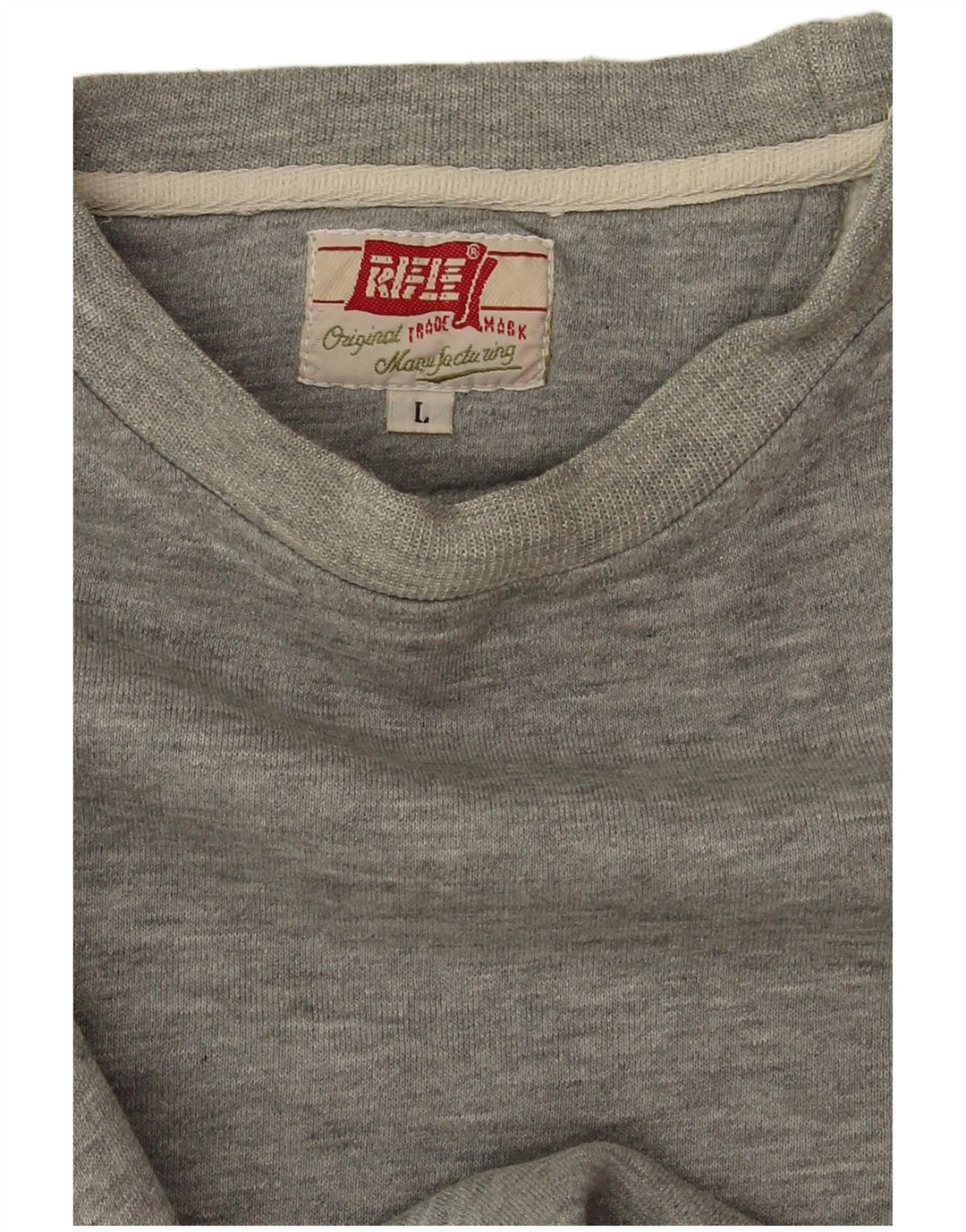 Suéter masculino vintage grande cinza