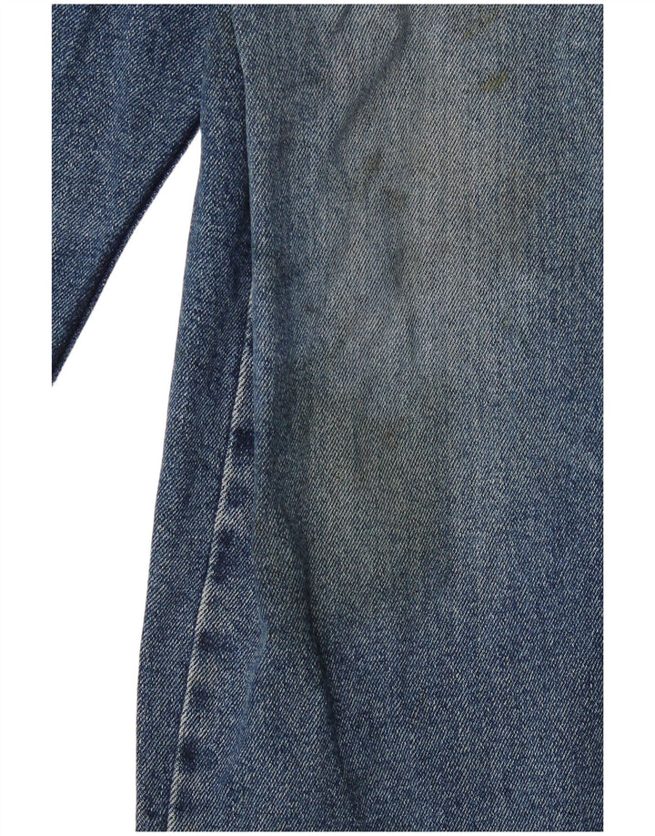 Calça jeans feminina Levi's 502 Tapered W31 L32 azul algodão