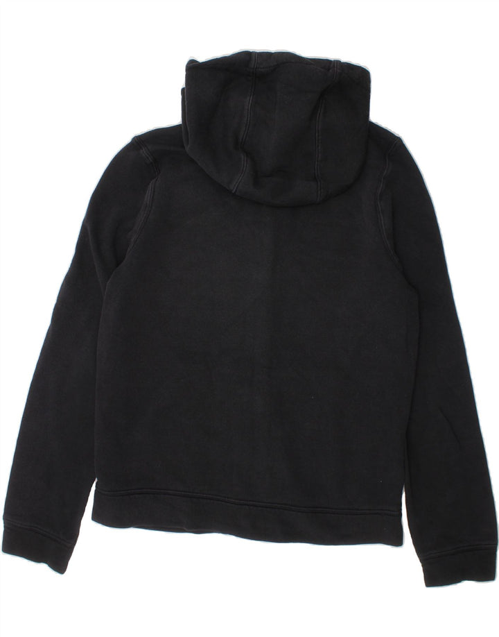 NIKE Boys Zip Hoodie Sweater 12-13 Years Large  Black Cotton Vintage Nike and Second-Hand Nike from Messina Hembry 