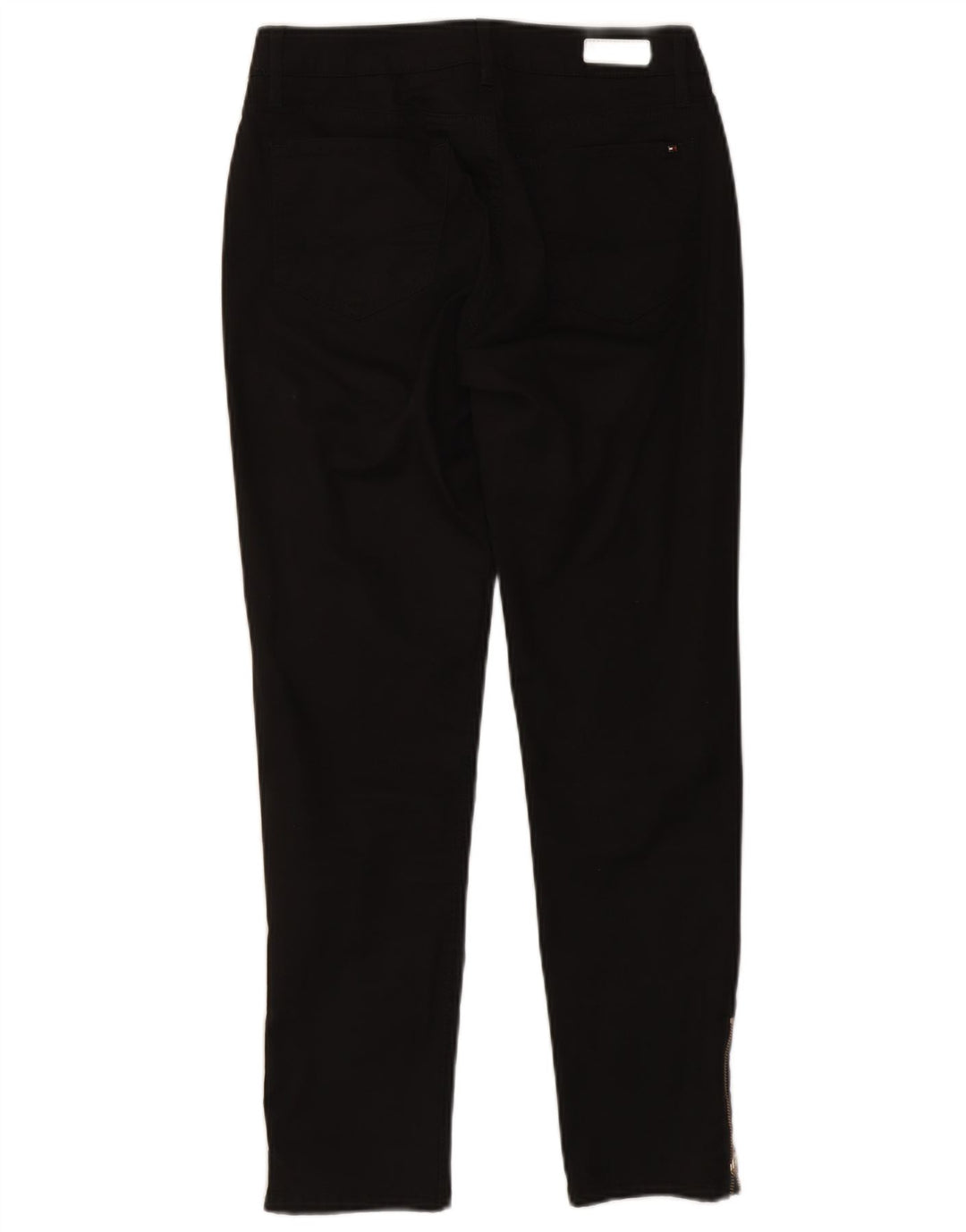 Calça casual feminina TOMMY HILFIGER Milan RW EUA 6 médio W28 L27 preta