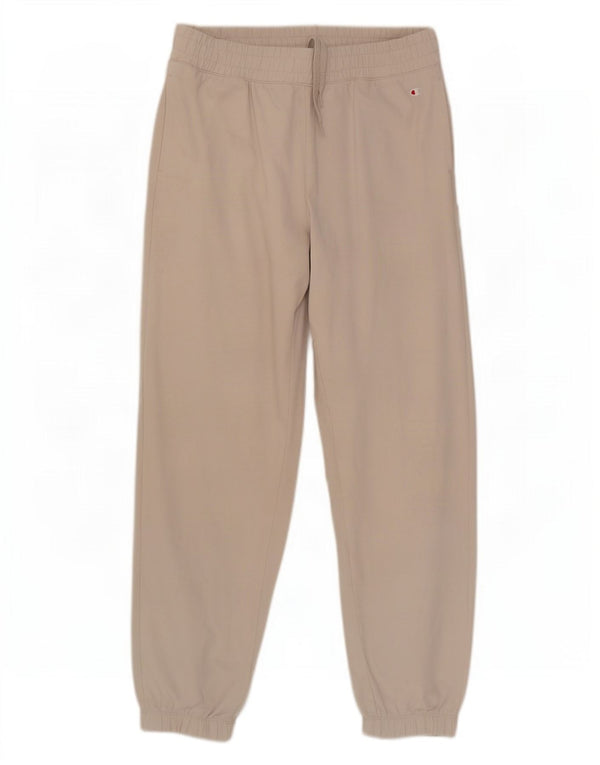Calça esportiva feminina Champion Joggers UK 16 grande algodão bege