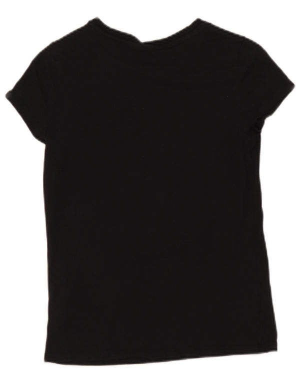 Camiseta feminina Puma Graphic 14-15 anos grande algodão preto