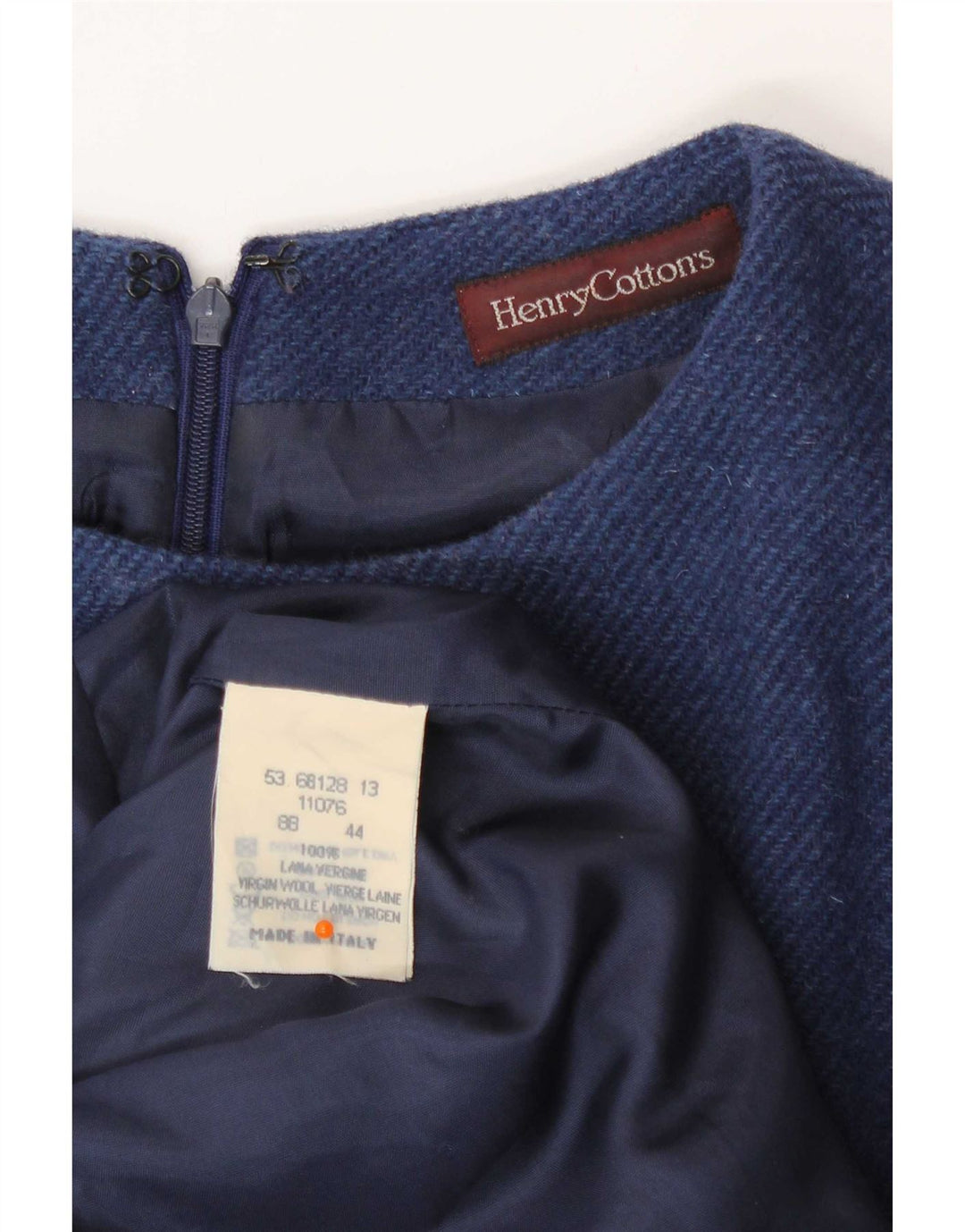 Vestido feminino Henry Cottons sem mangas com bainha regular IT 44 azul médio