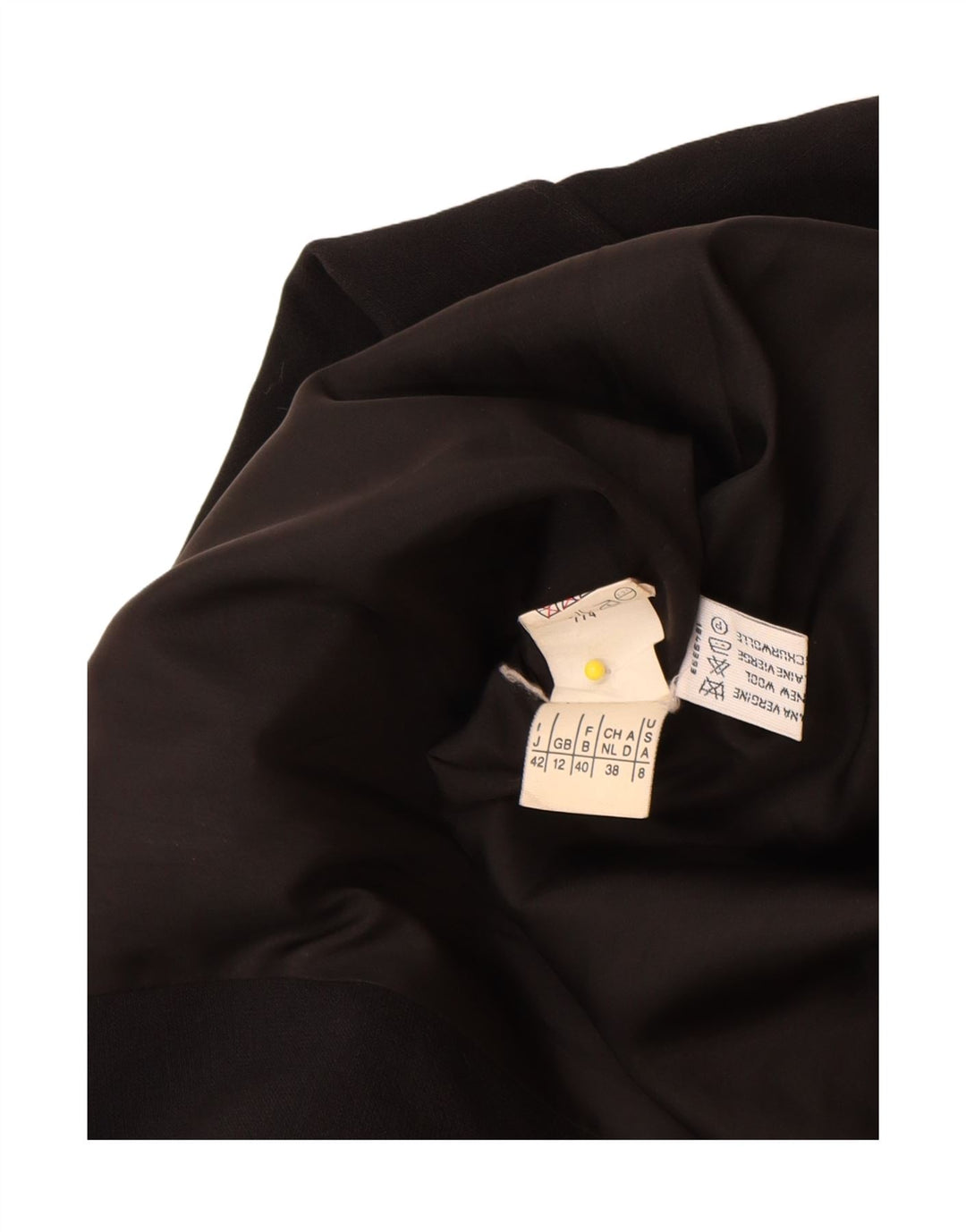 Sobretudo feminino Max & Co. UK 12 lã preta média