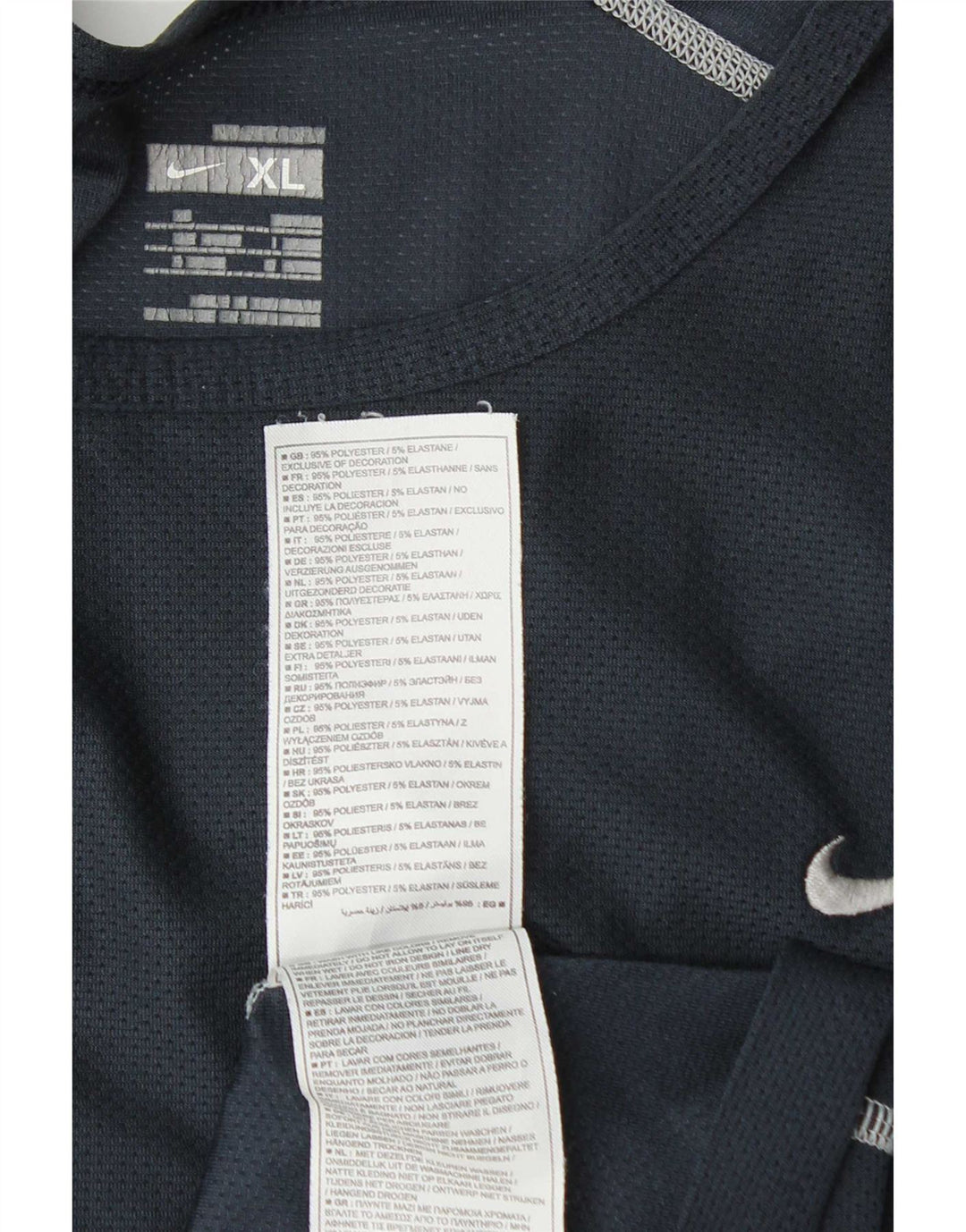 Camiseta masculina Nike Top UK 45/47 XL azul marinho poliéster
