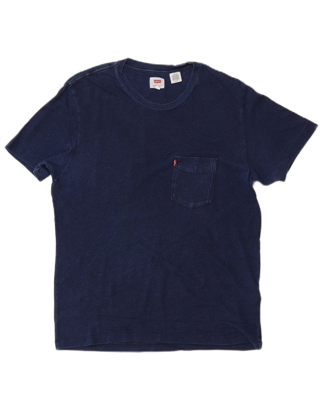 Camiseta masculina LEVI'S top pequeno algodão azul marinho