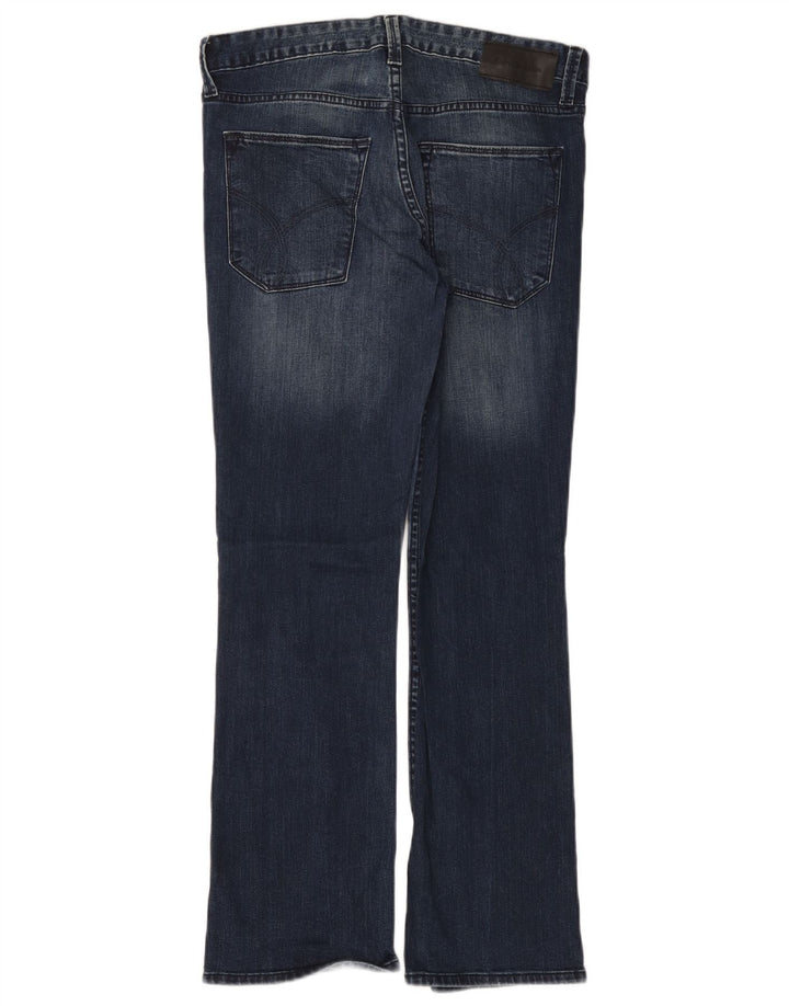 Calça Jeans Modern Bootcut Feminina CALVIN KLEIN W30 L30 Azul Marinho Algodão