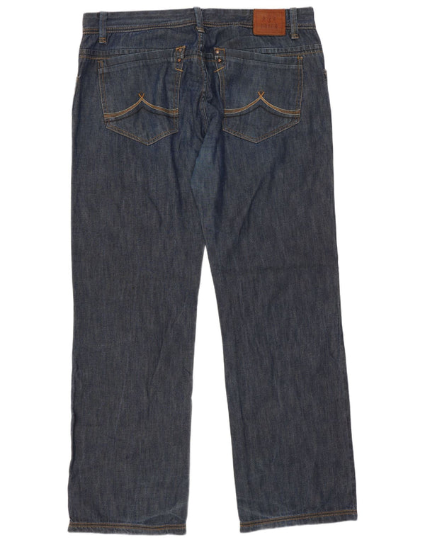 Calça jeans reta masculina Datch W38 L33 algodão azul