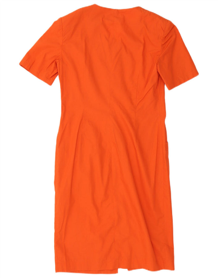 Vestido camisa feminino Maison Jacques IT 42 algodão laranja médio