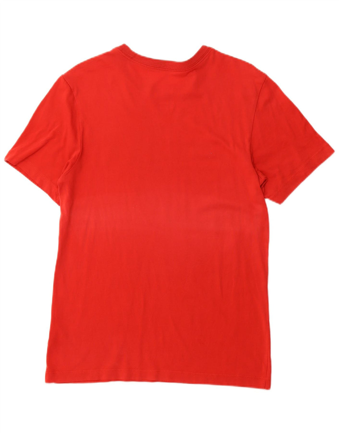Camiseta masculina NIKE Dri Fit Graphic Top pequeno algodão vermelho