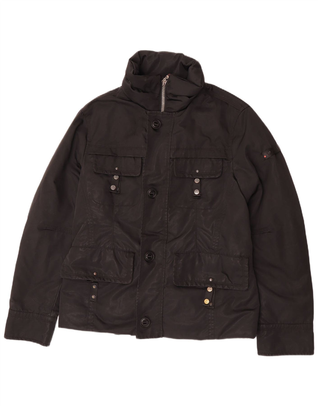 Jaqueta utilitária masculina PEUTEREY UK 38 poliéster preto médio