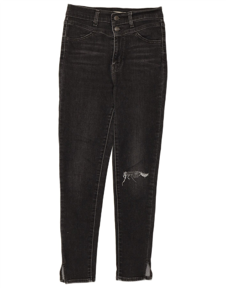 Jeans skinny feminino Levi's W27 L27 algodão preto