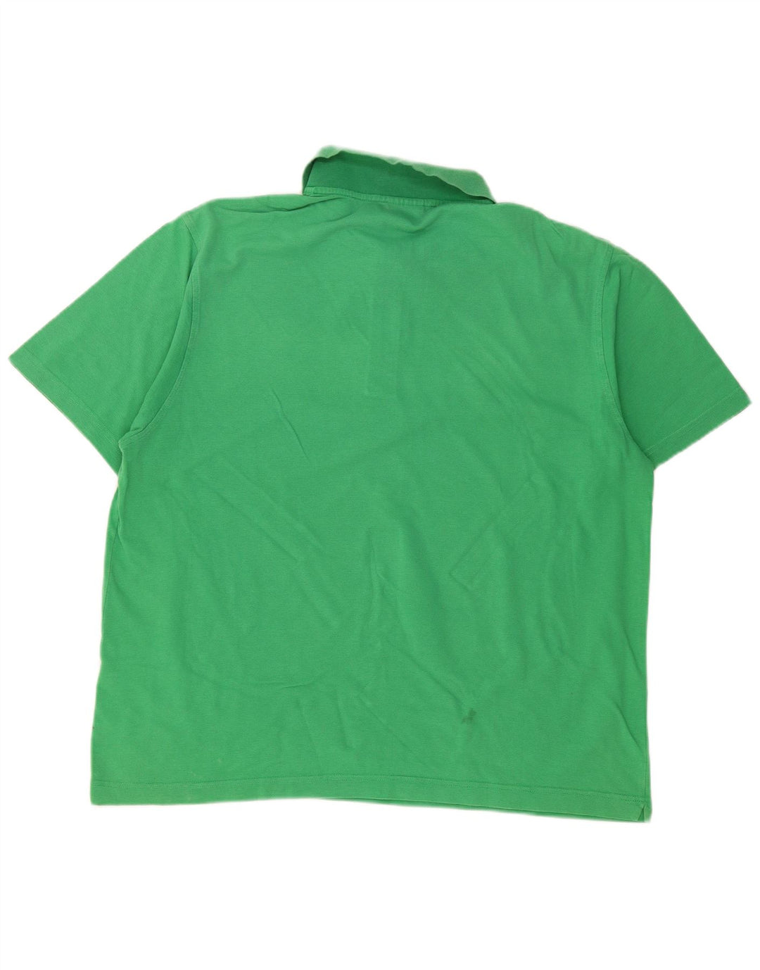Camisa polo masculina LACOSTE tamanho 7 2XL algodão verde