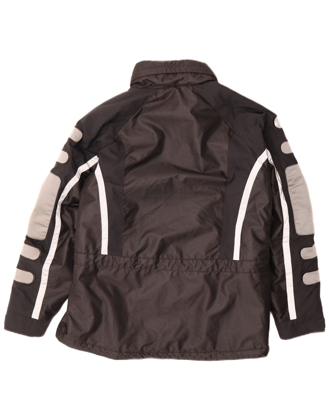 Casaco corta-vento feminino FILA UK 16 grande bloco colorido preto