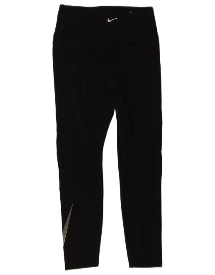 Leggings Nike Dri Fit Graphic UK 10 Pequeno Poliéster Preto